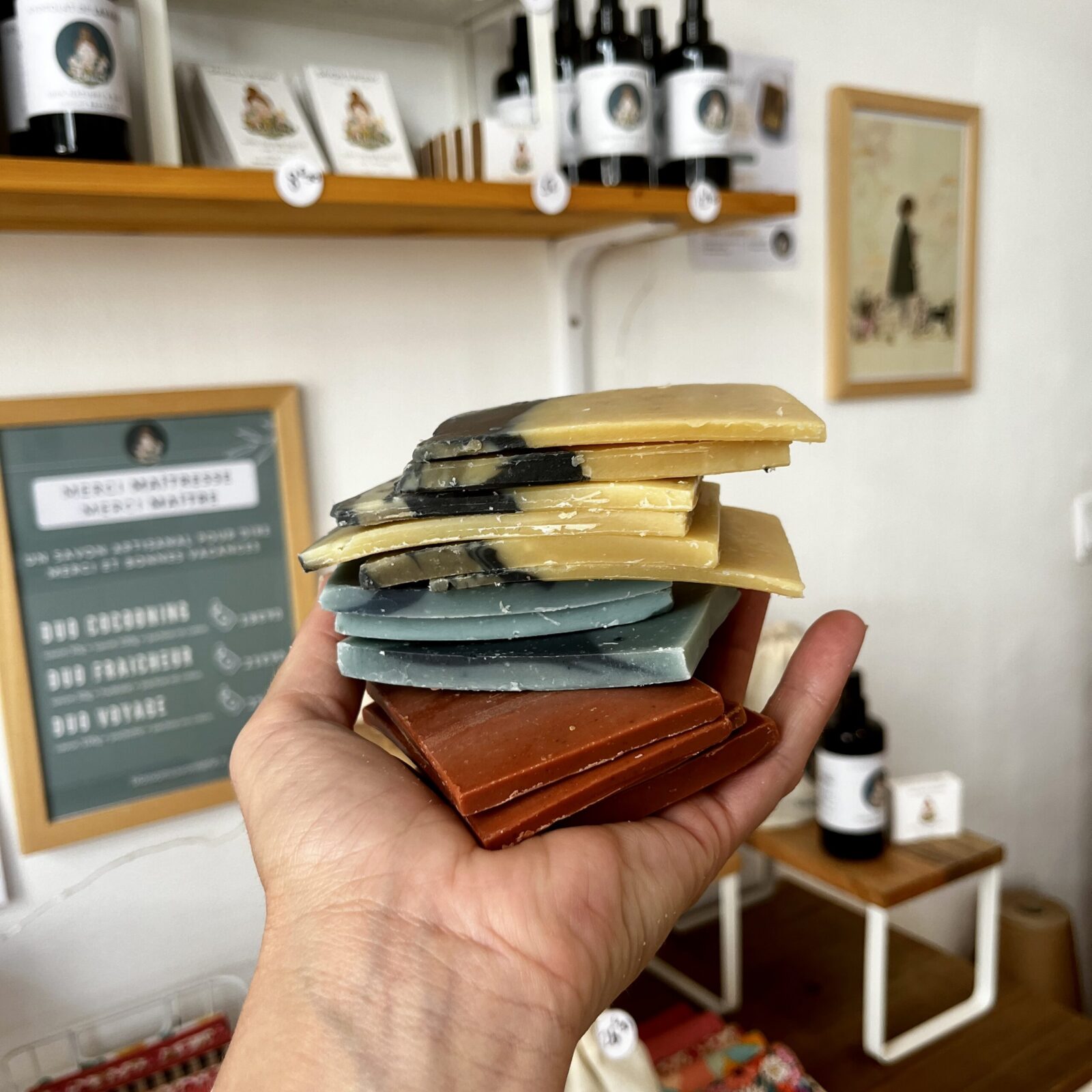 Chutes de savon artisanal
