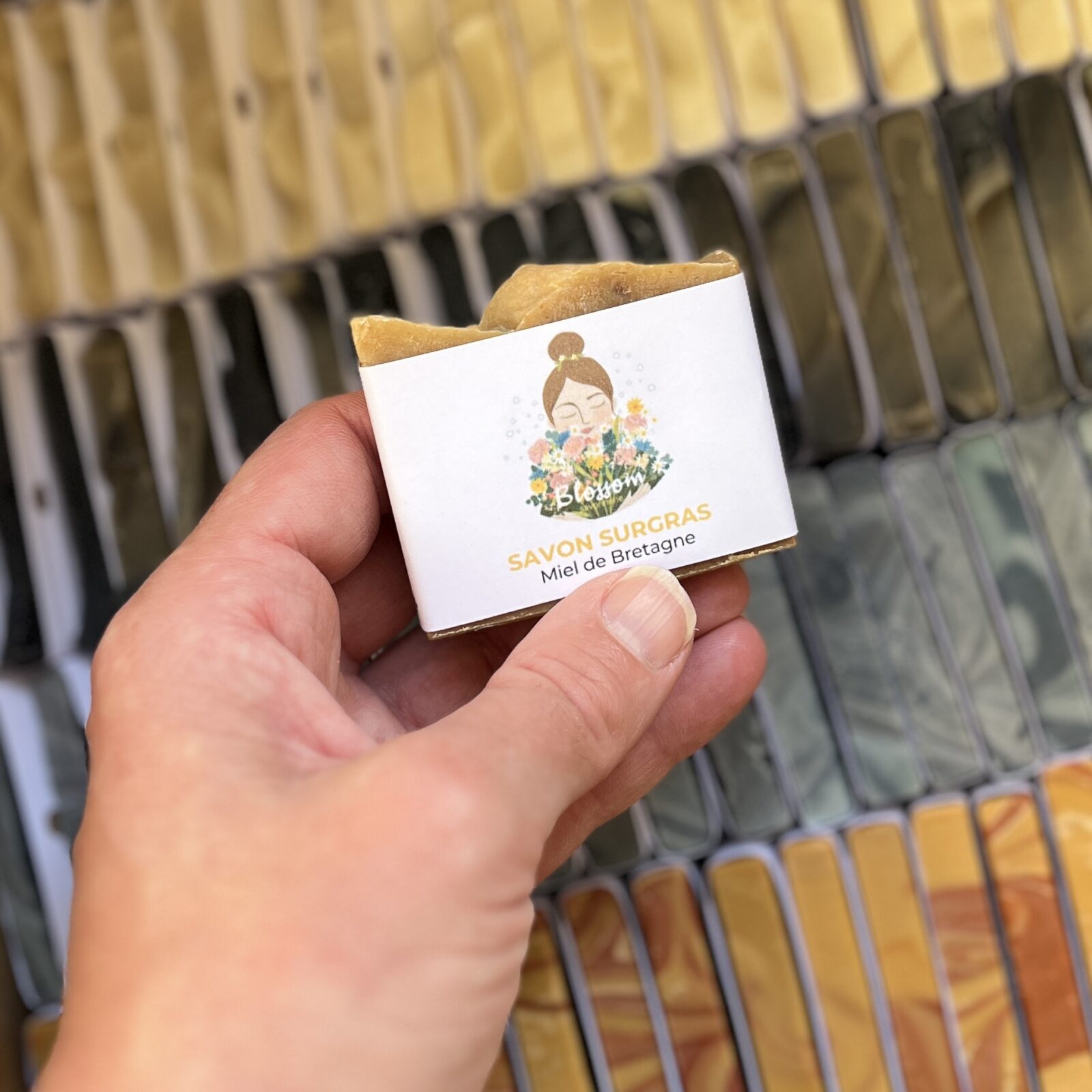 savon invité avec emballage personnalisé
