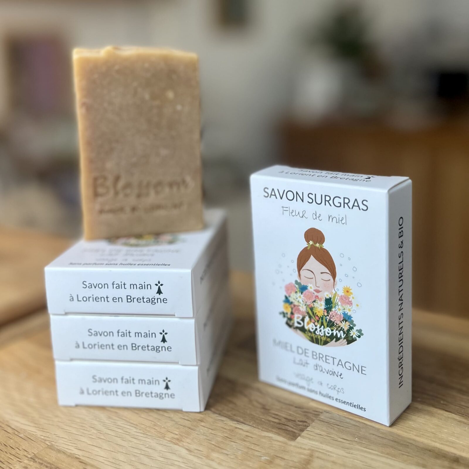 Savon au miel & avoine – Fleur de miel