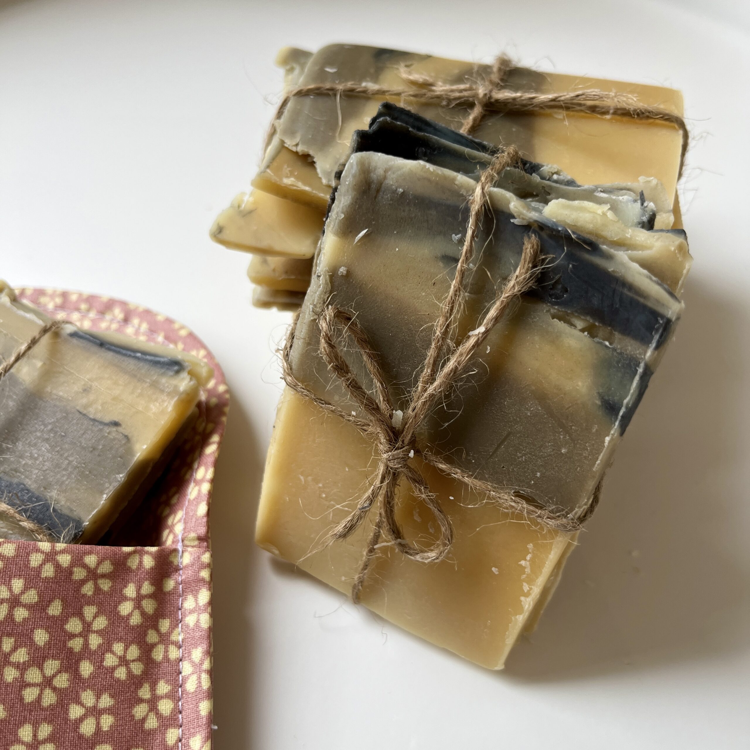 chutes de savon lait de chèvre