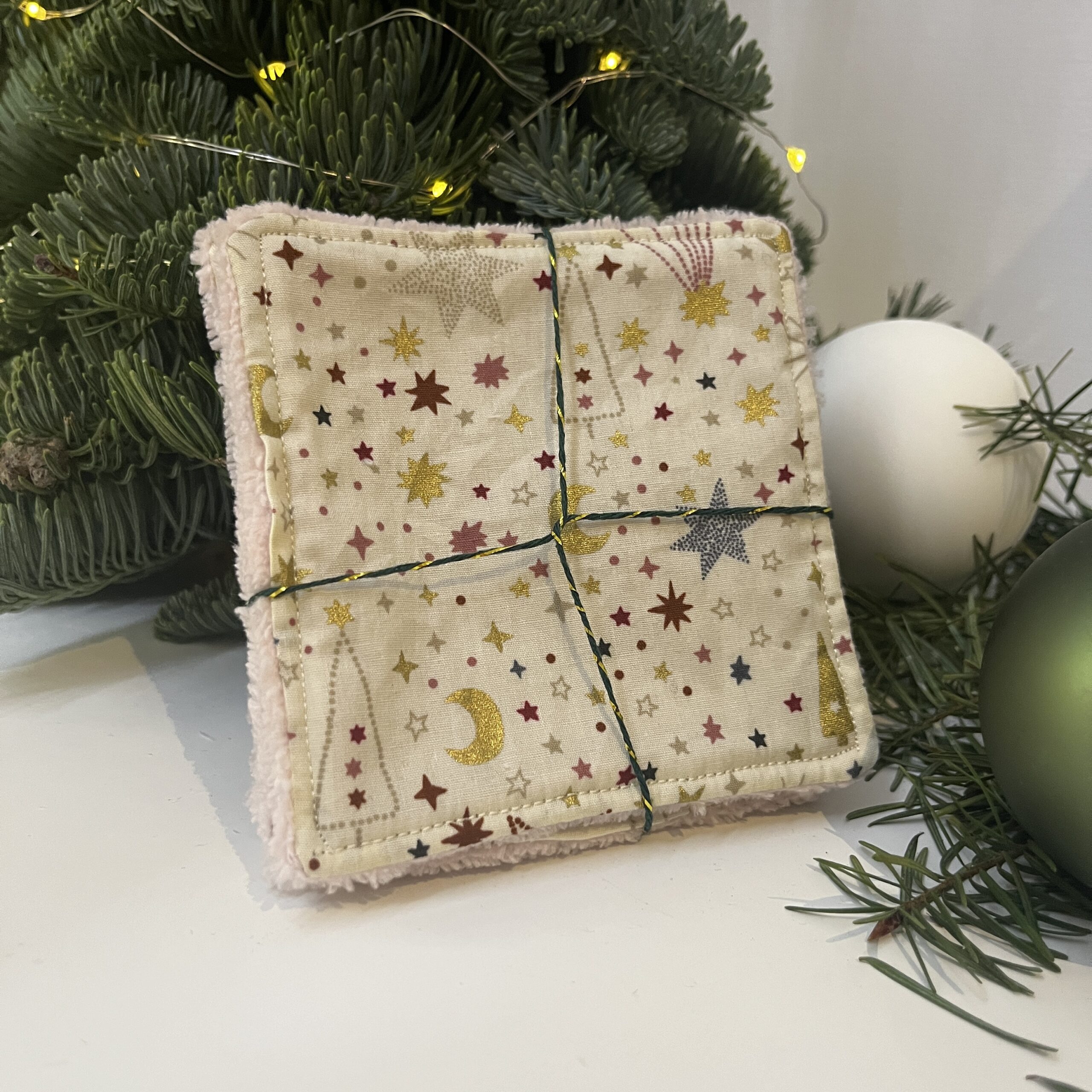 cotons lavables noël idée cadeau