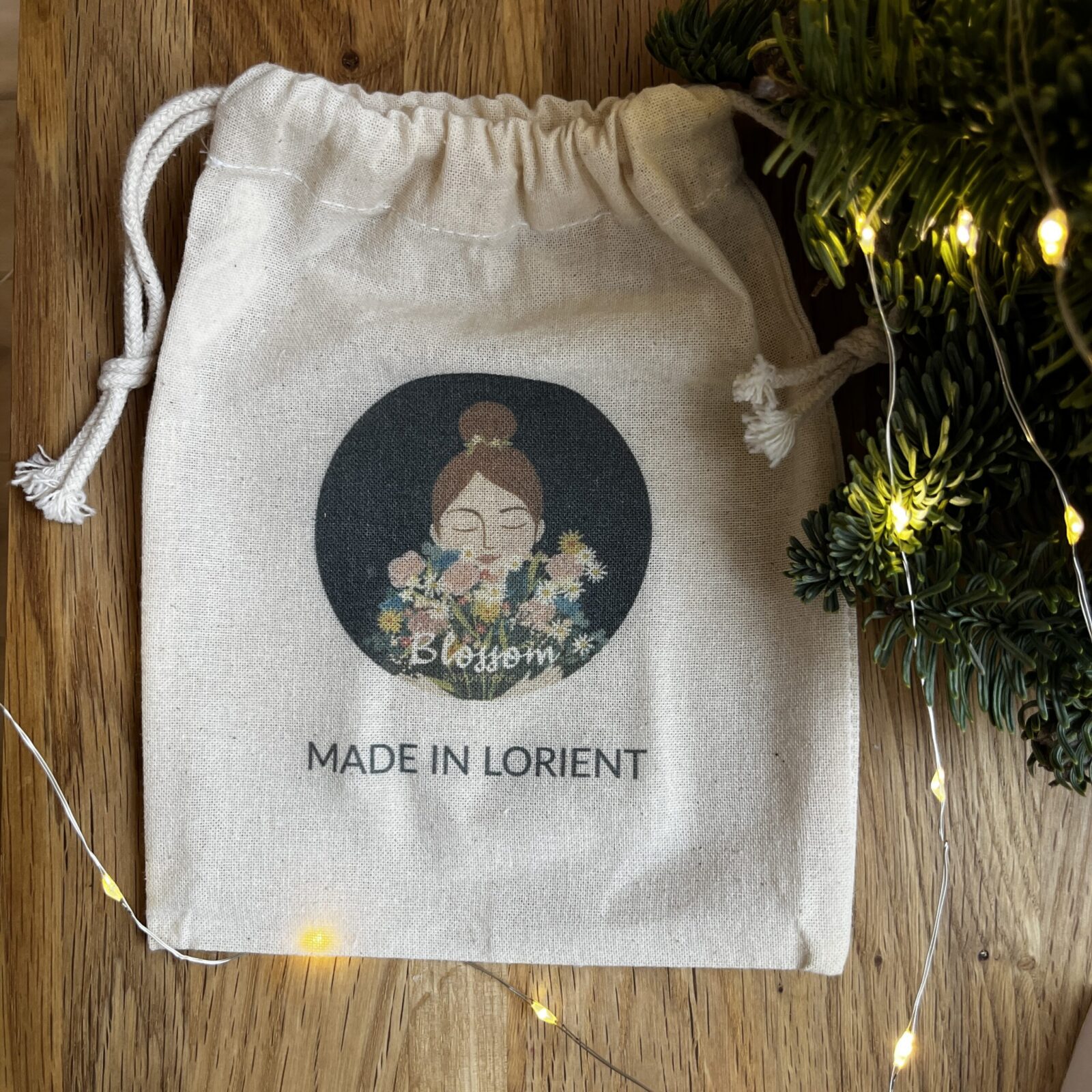 Sac cadeau en coton coffret cadeau