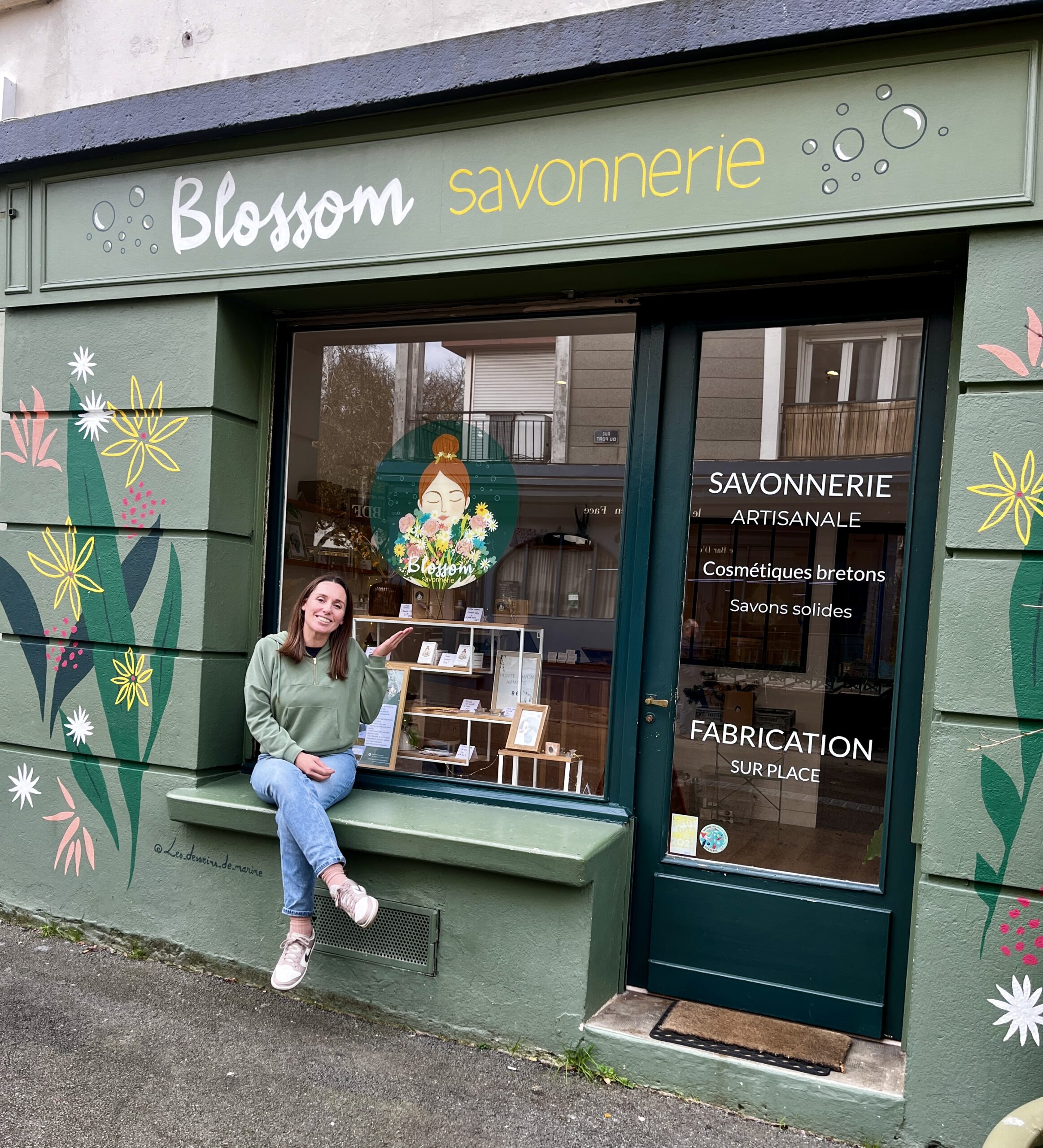 savonnerie artisanale Blossom à Lorient dans le Morbihan en Bretagne fabrication française