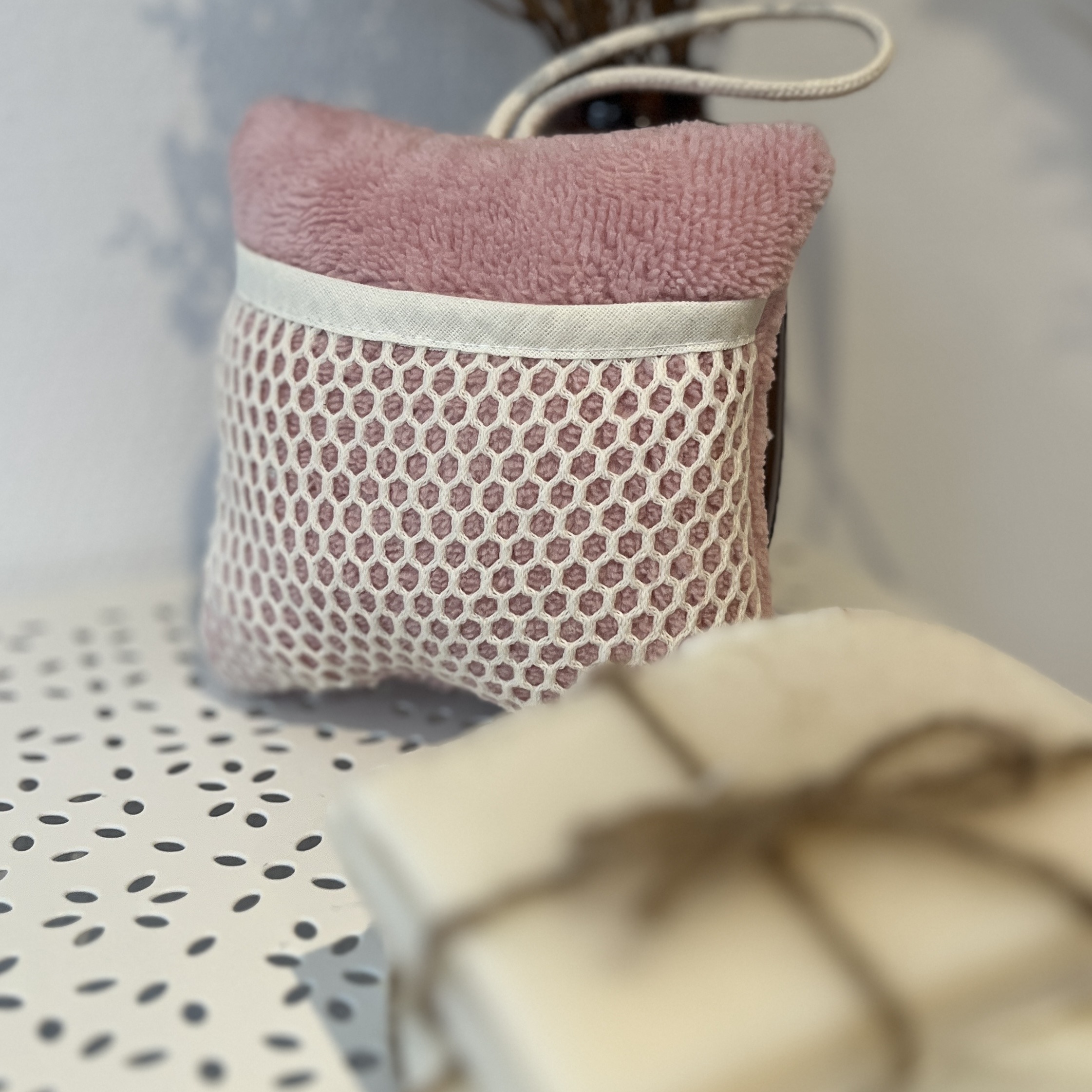 éponge pour chutes de savon pour ne plus gaspiller les restes de savon