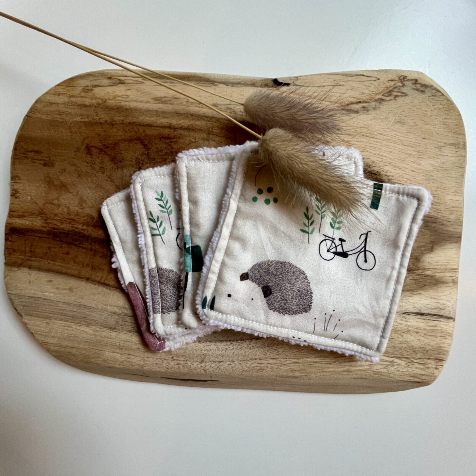 cotons lavables pour la naissance ou toilette de bébé