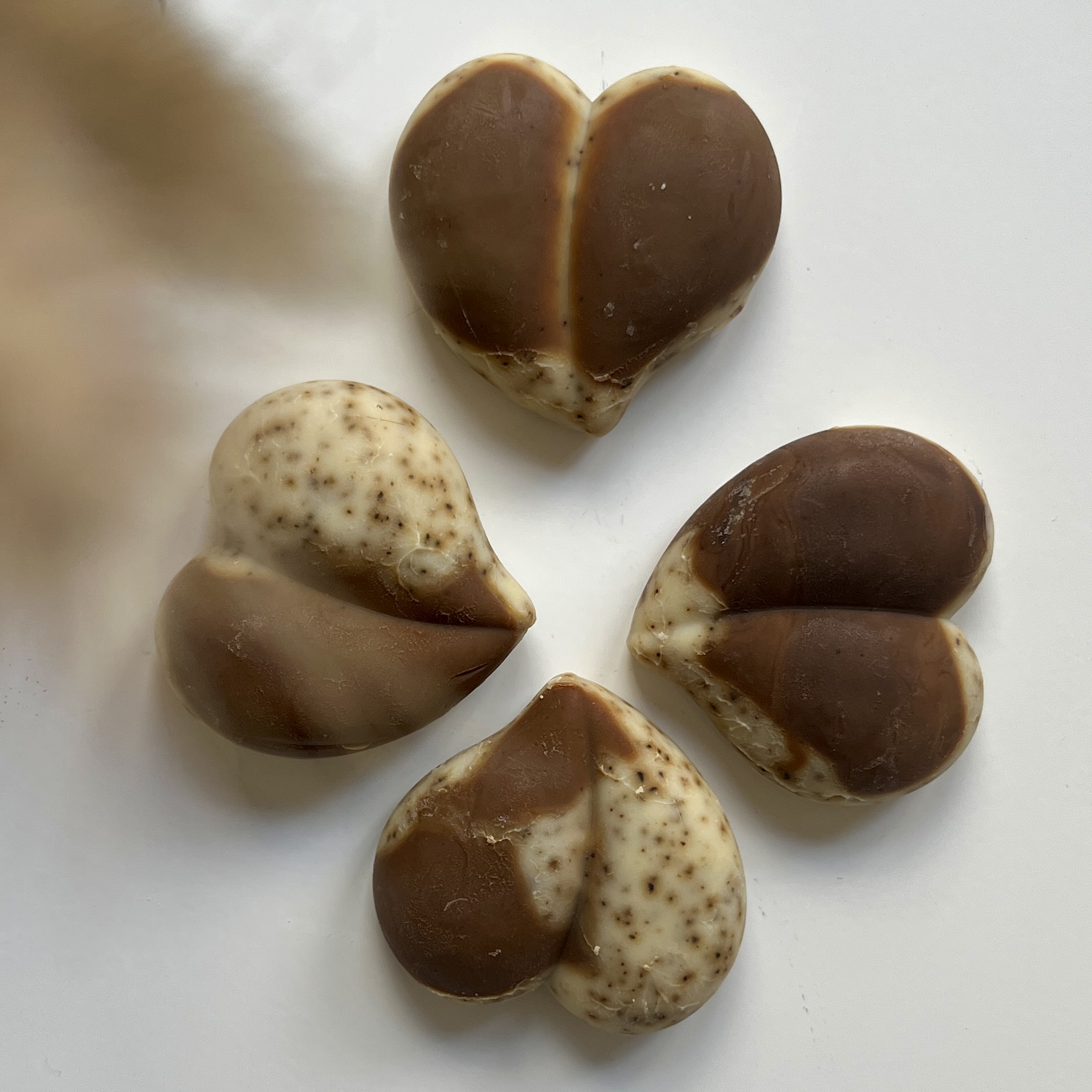 savons en coeur personnalisés pour les mariages en Bretagne