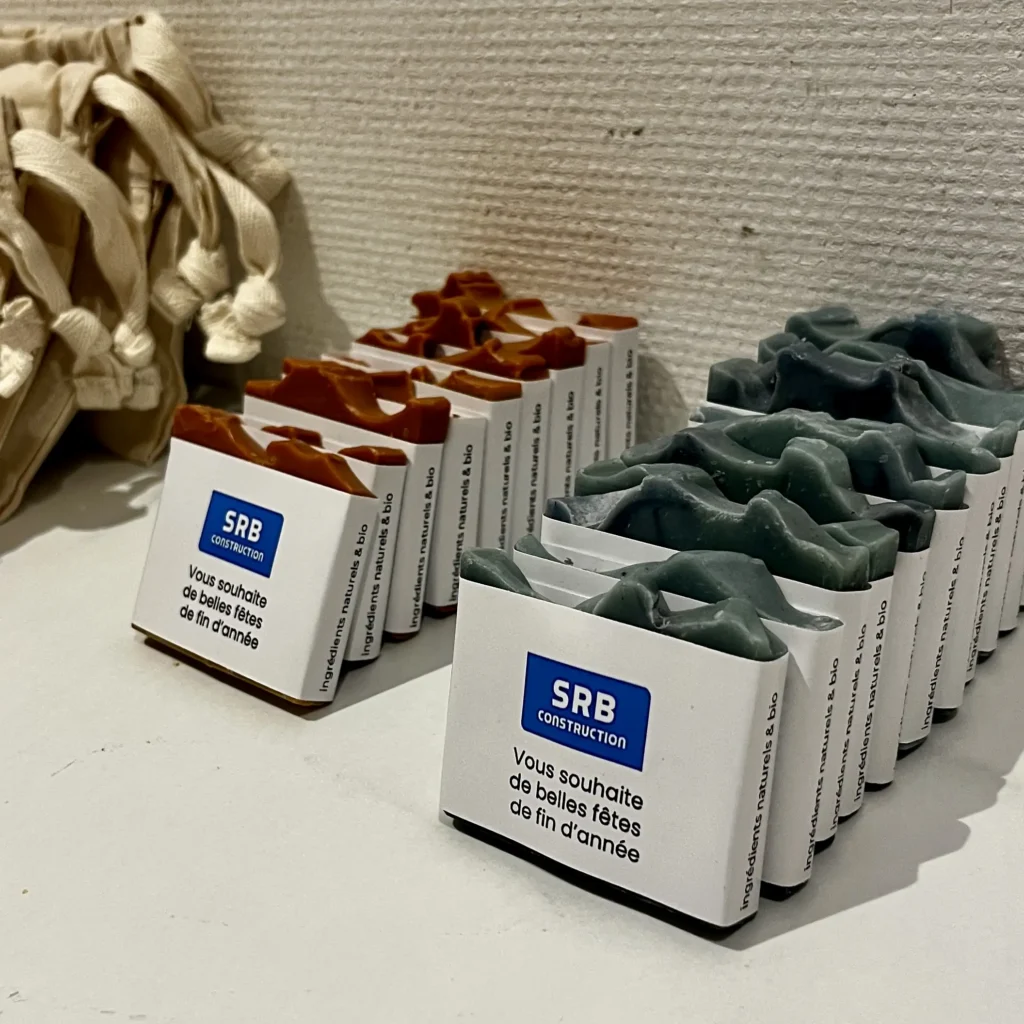cadeaux d'entreprises et cse, savons personnalisés pour Noël